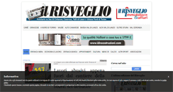 Desktop Screenshot of ilrisveglio-online.it