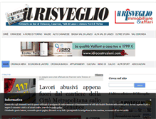 Tablet Screenshot of ilrisveglio-online.it